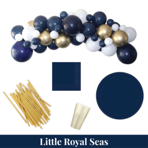Little Royal Seas party kit contents